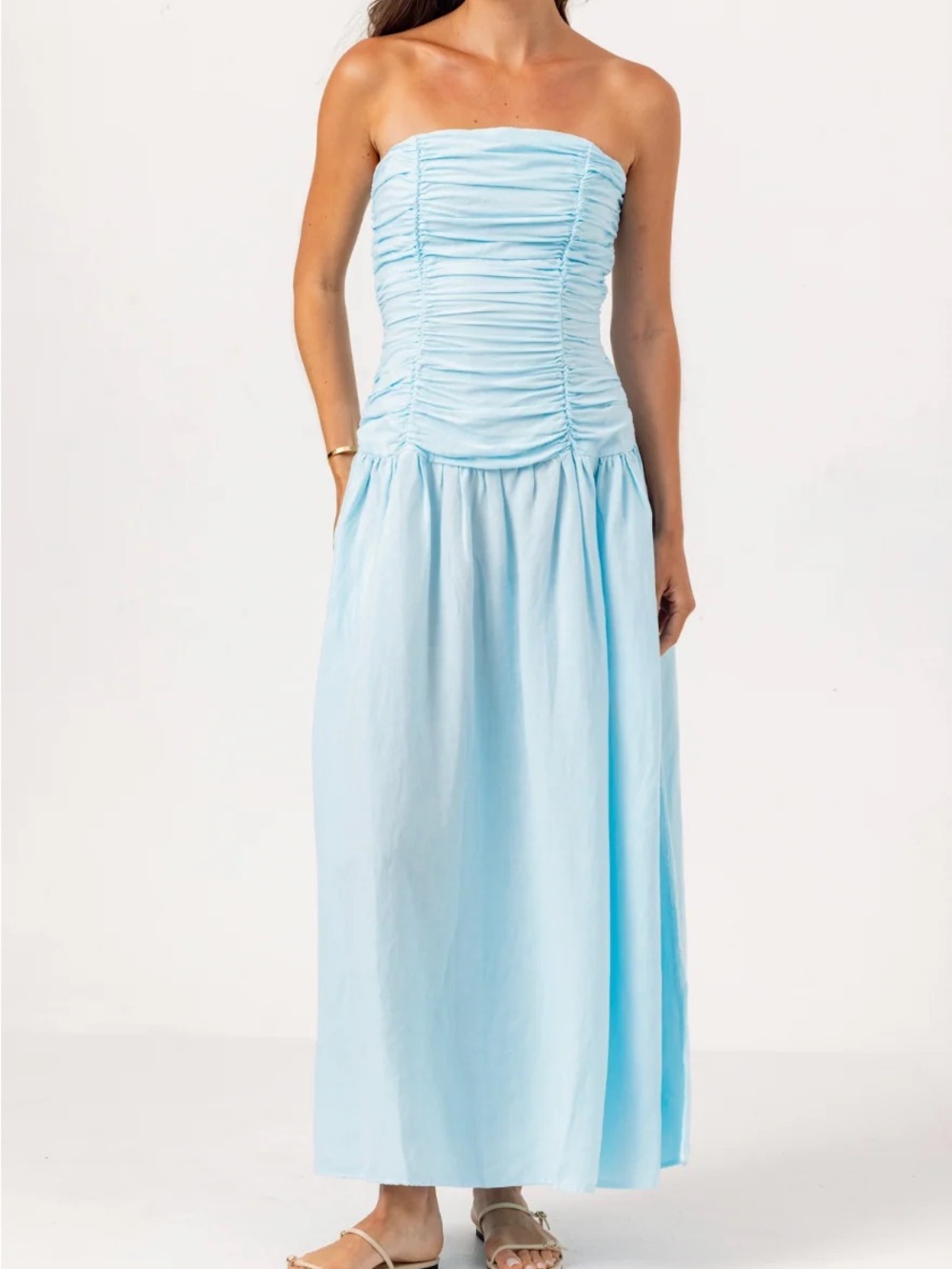SUNDAYS - SAVANNAH DRESS in whisper white